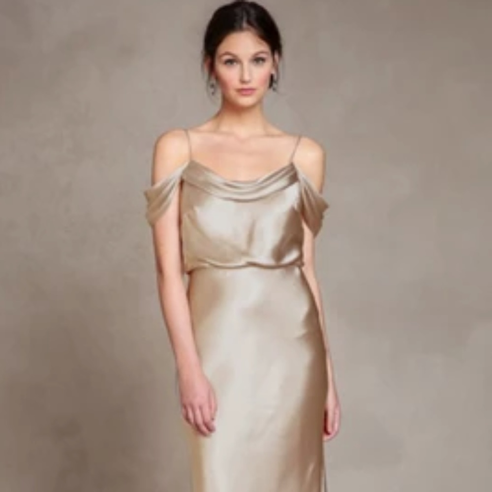 Champagne Maxi Formal Dress